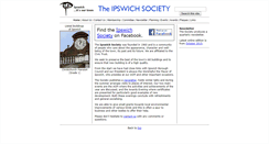 Desktop Screenshot of ipswichsociety.org.uk